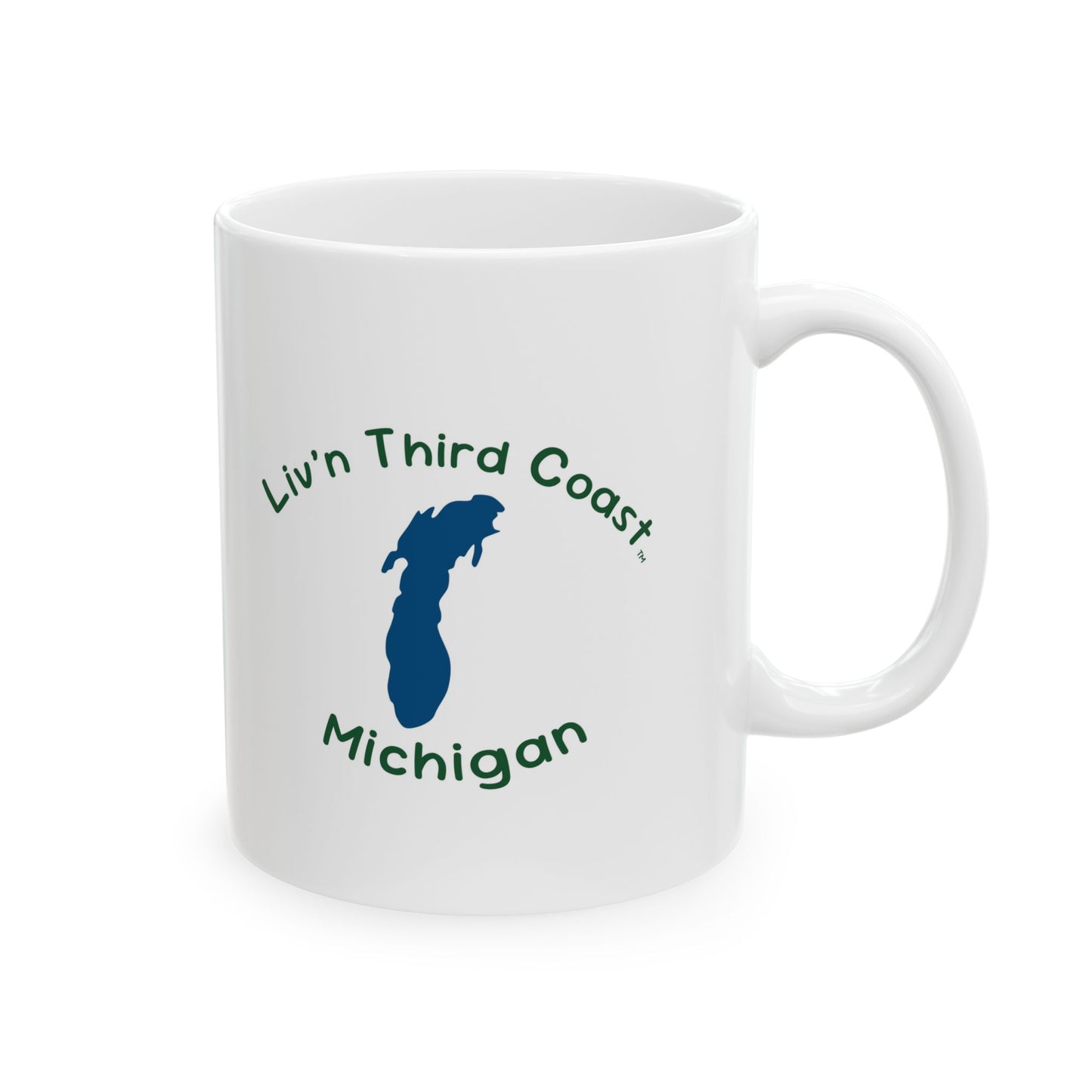 My Coast Collection Lake Michigan Ceramic Mug, 11oz