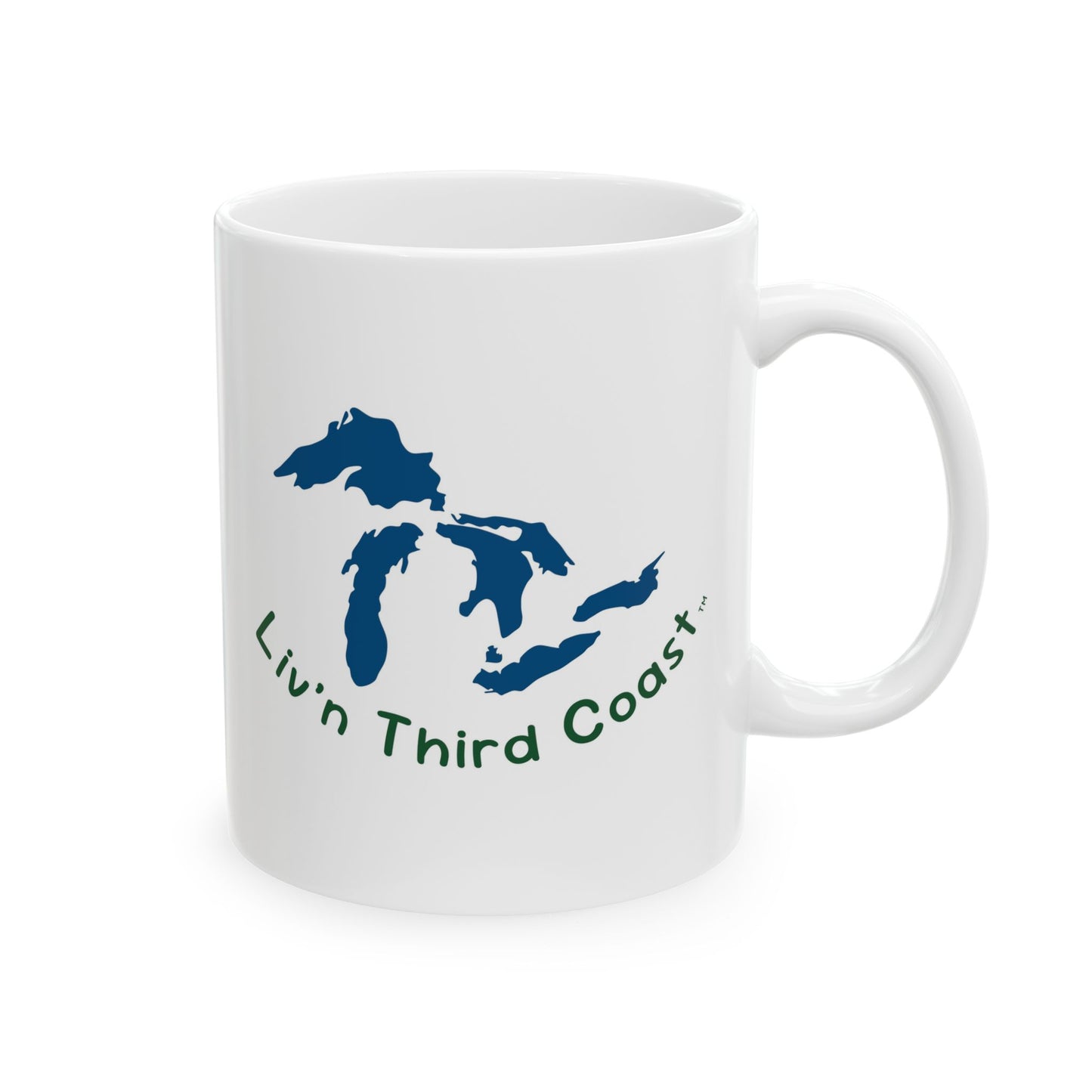 My Coast Collection Great Lakes Ceramic Mug, 11oz