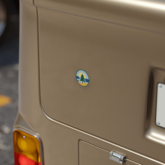 Liv'n Third Coast Transparent Outdoor Sticker, Square, 1pc