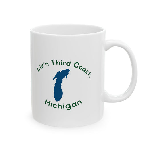 My Coast Collection Lake Michigan Ceramic Mug, 11oz